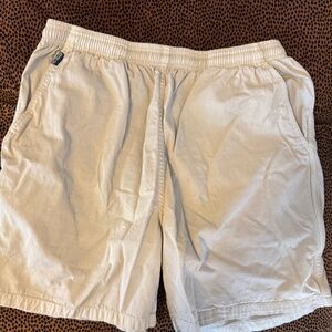 CRAZY SHIRTS BEIGE MEN'S SHORTS-SIZE XL-marked down for tiny stain on back